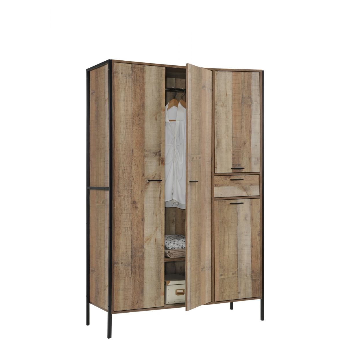 Möbel & Wohnen Stretton Sideboard Storage Cupboard Cabinet 3 Doors