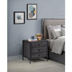NIGHTSTAND WITH 3 DRAWERS